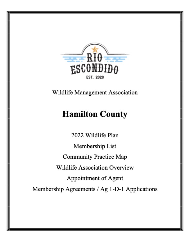 2022 Hamilton County Wildlife Plan