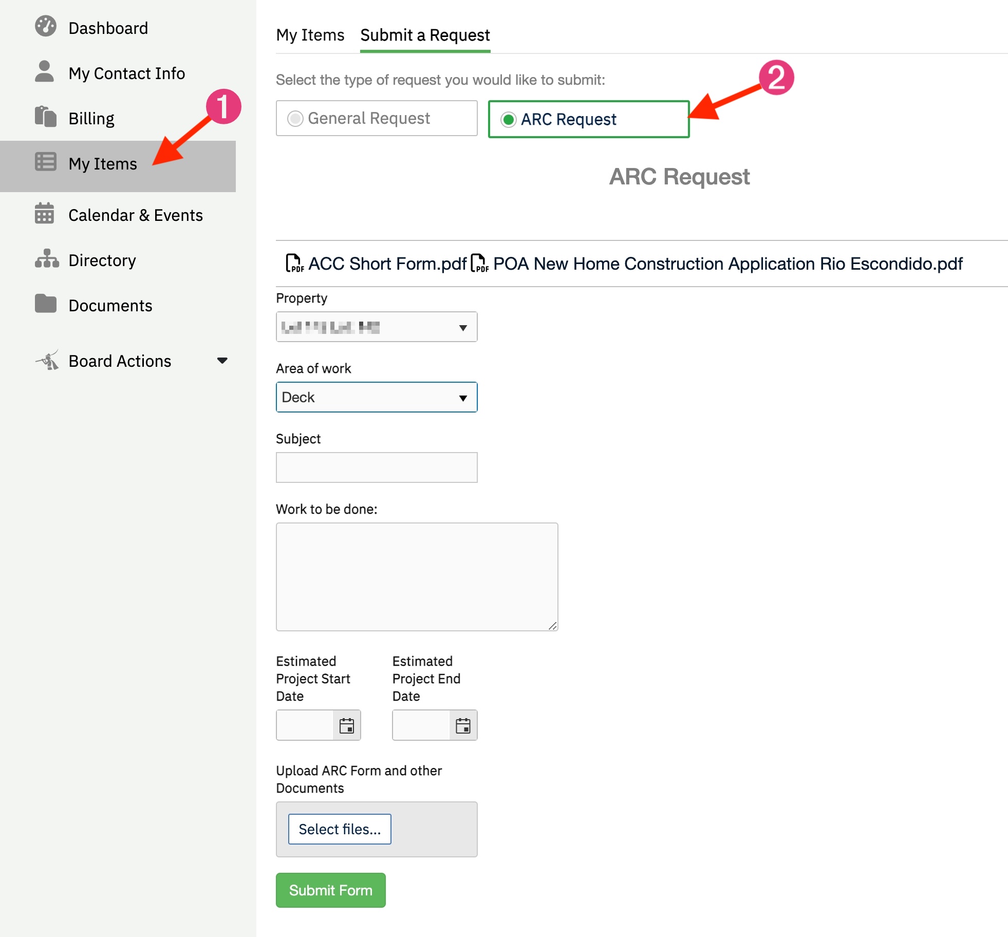 ARC: How to submit improvement